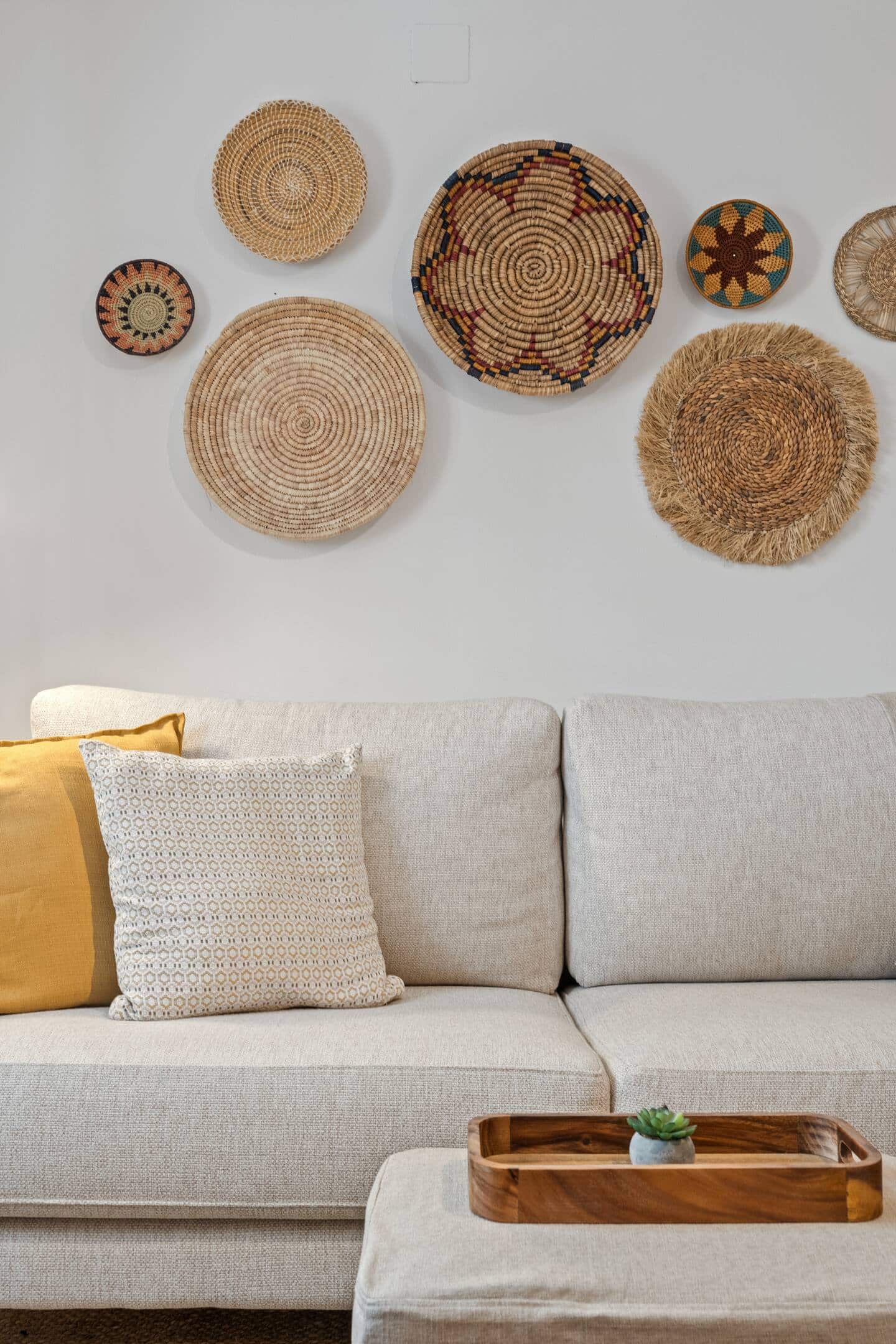 Sofa cushions detail